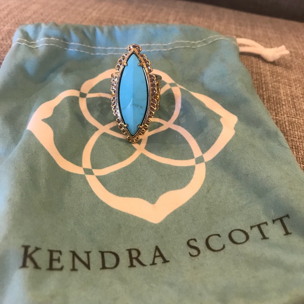 NWOT Kendra Scott turquoise ring